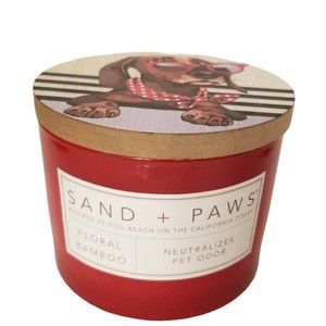 Sand and Paws Floral Bamboo 12oz